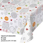 Creative Converting Fall Kid's Activity Paper Tablecover - 1ct. (54" x 84")