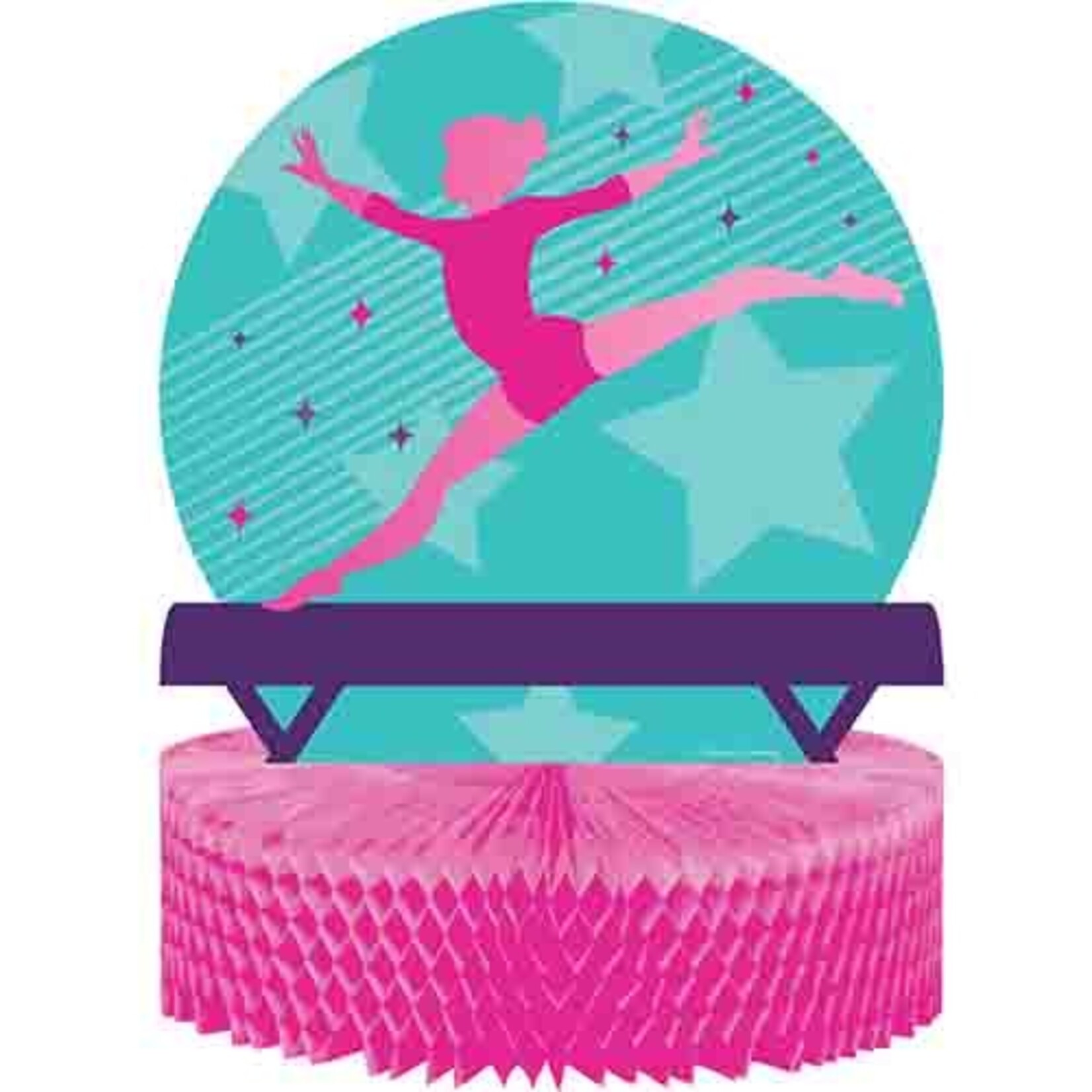 Creative Converting Gymnastics Party Centerpiece - 1ct.