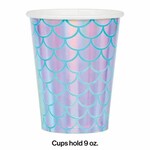 Creative Converting 9oz. Mermaid Shine Paper Cups - 8ct.