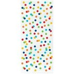 unique Multi-Color Dot Cello Bags w/ Ties - 20ct.