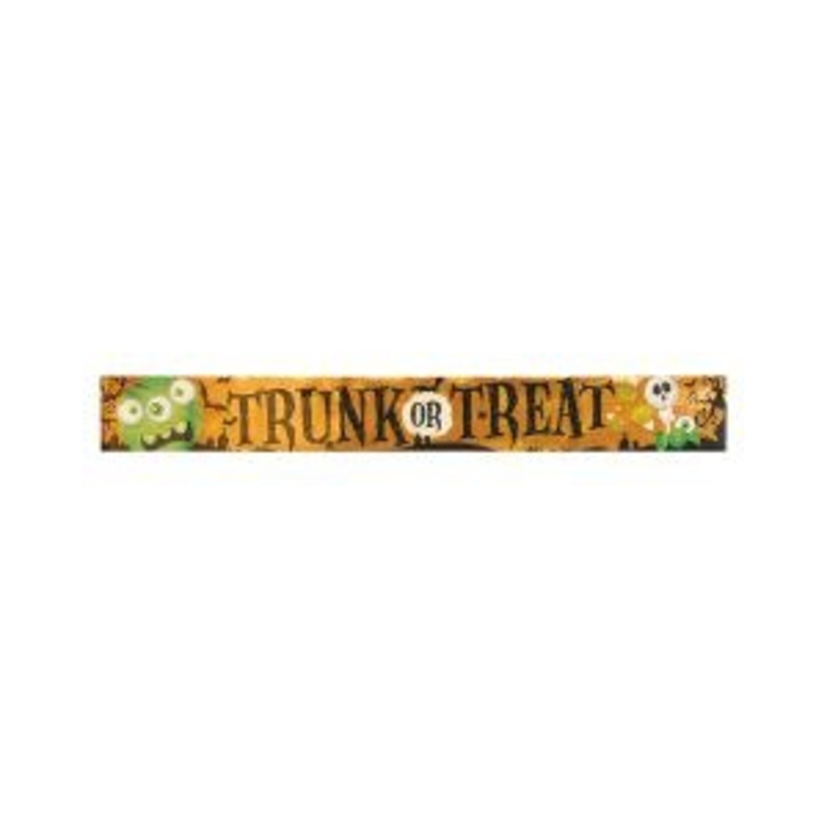 Beistle 5' Metallic Trunk or Treat Banner - 1ct.