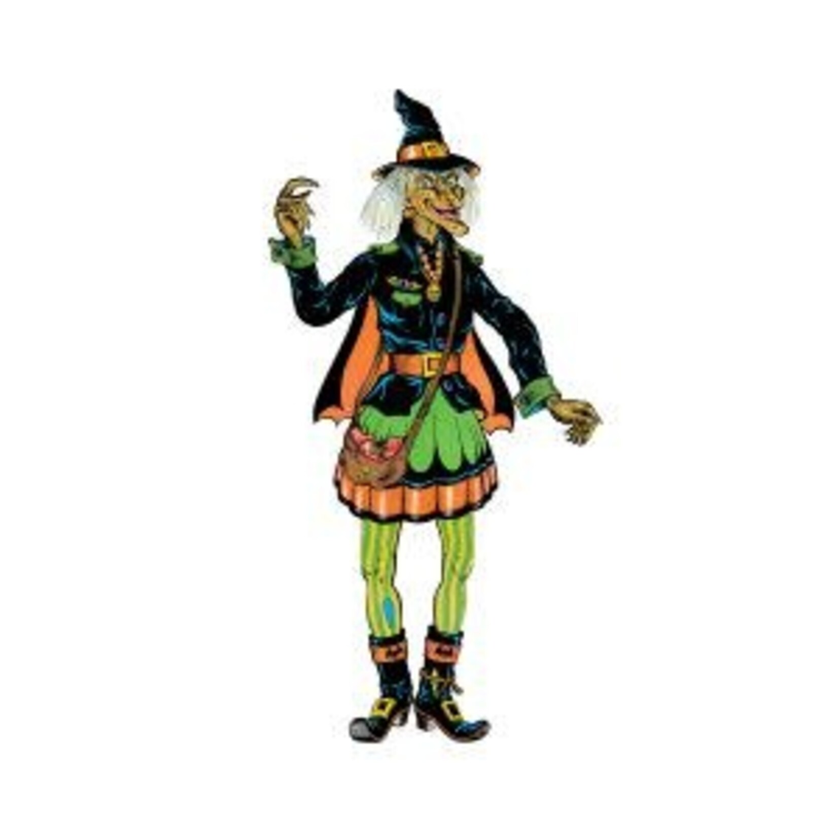 Beistle 5' Vintage Halloween Jointed Witch - 1ct.