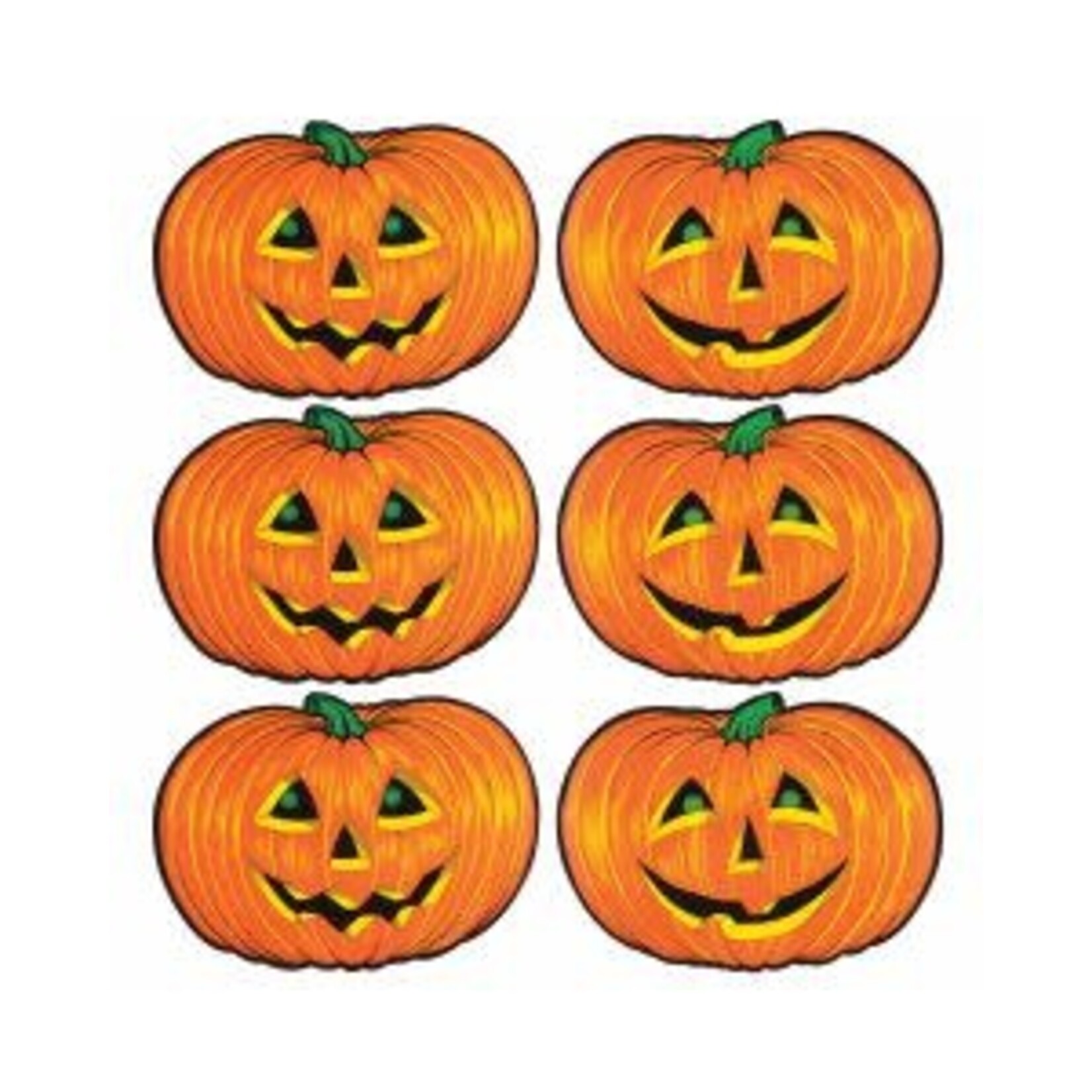 Beistle 14" Jack-O-Lantern Cutouts - 6ct.