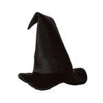 Beistle Black Satin Soft Witch Hat - 1ct.