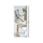 Beistle Skeleton in Restroom Door Cover - 1ct. (30" x 5')