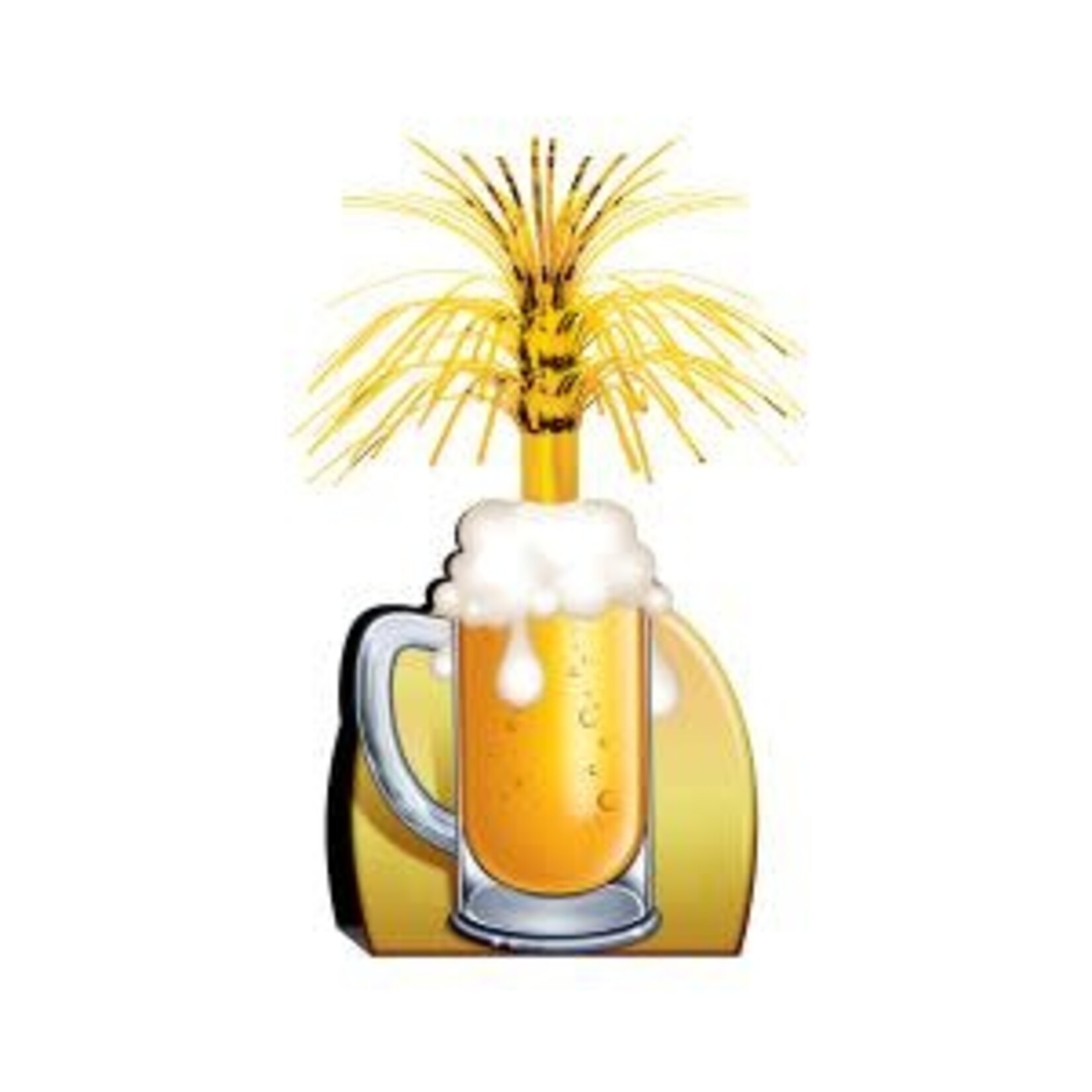 Beistle 15" Beer Mug w/ Spray Centerpiece - 1ct.