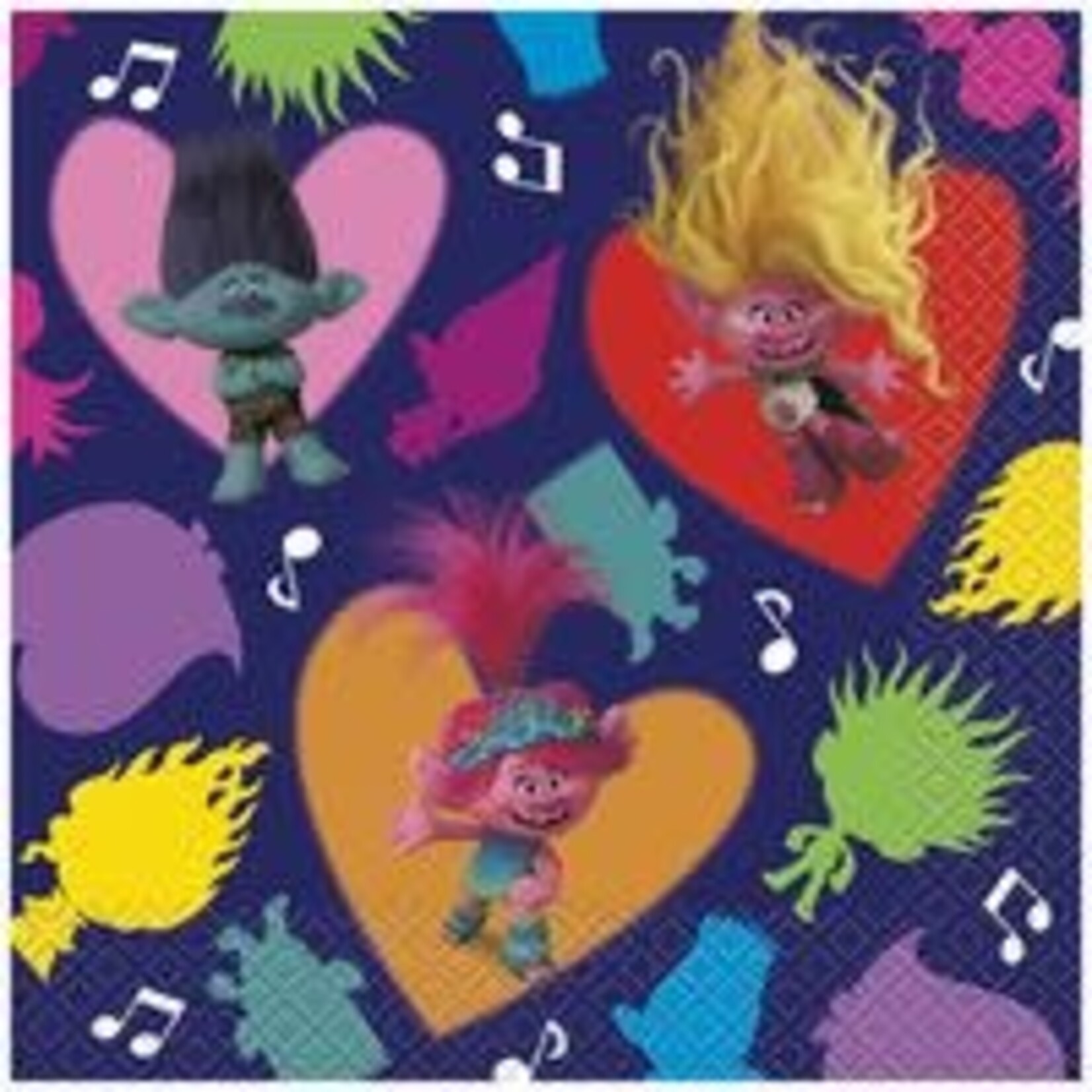 unique Trolls Lunch Napkins - 16ct.