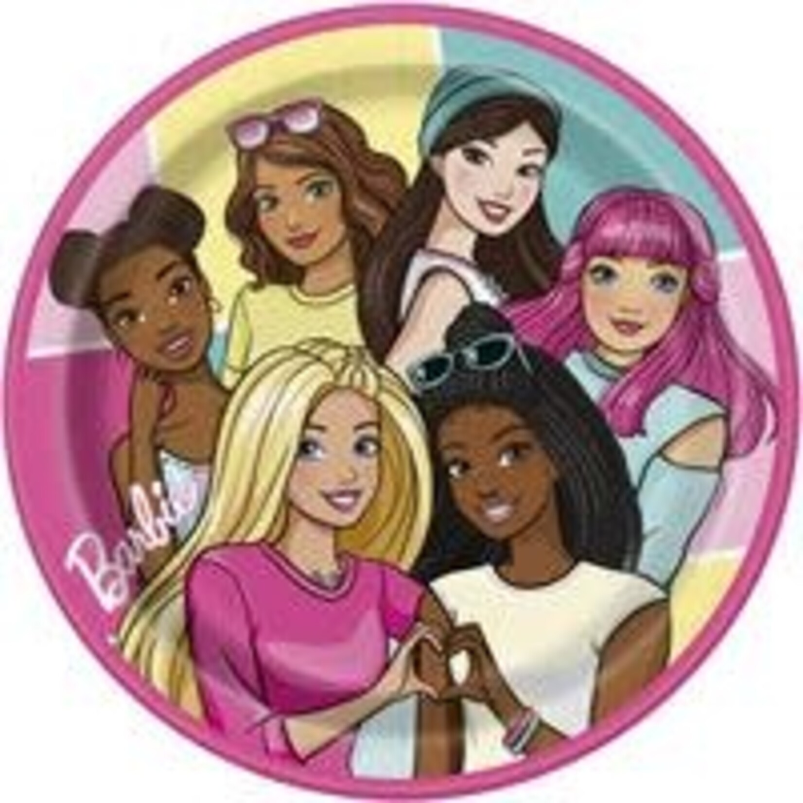 unique 9" Barbie Plates - 8ct.
