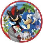 unique 7" Sonic The Hedgehog Plates - 8ct.