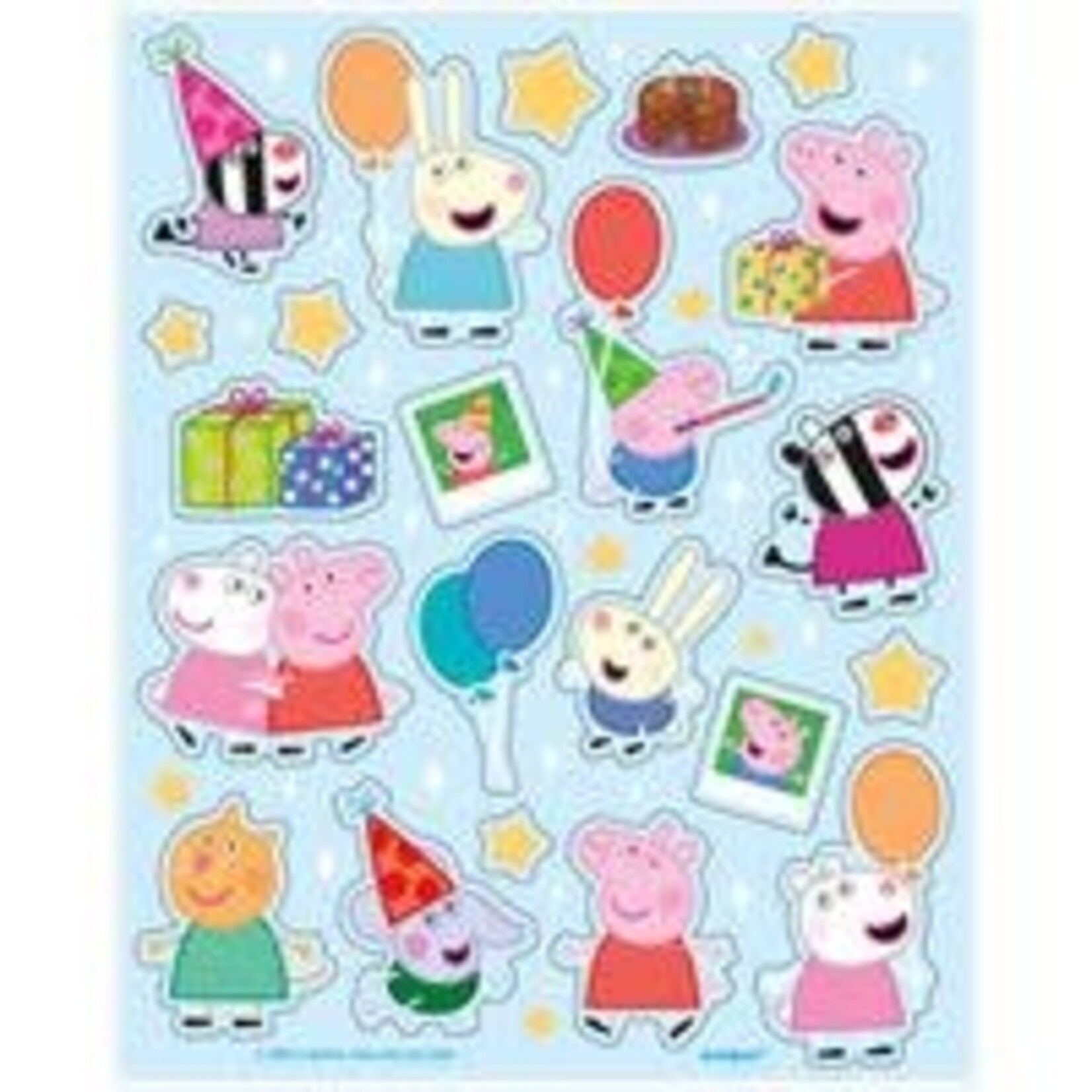 unique Peppa Pig Stickers - 4 Sheets