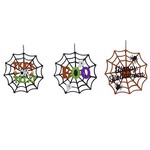 Paper  First Affiliates 14" Halloween Spider Web Glitter Wreath - 1ct. (3 Styles)