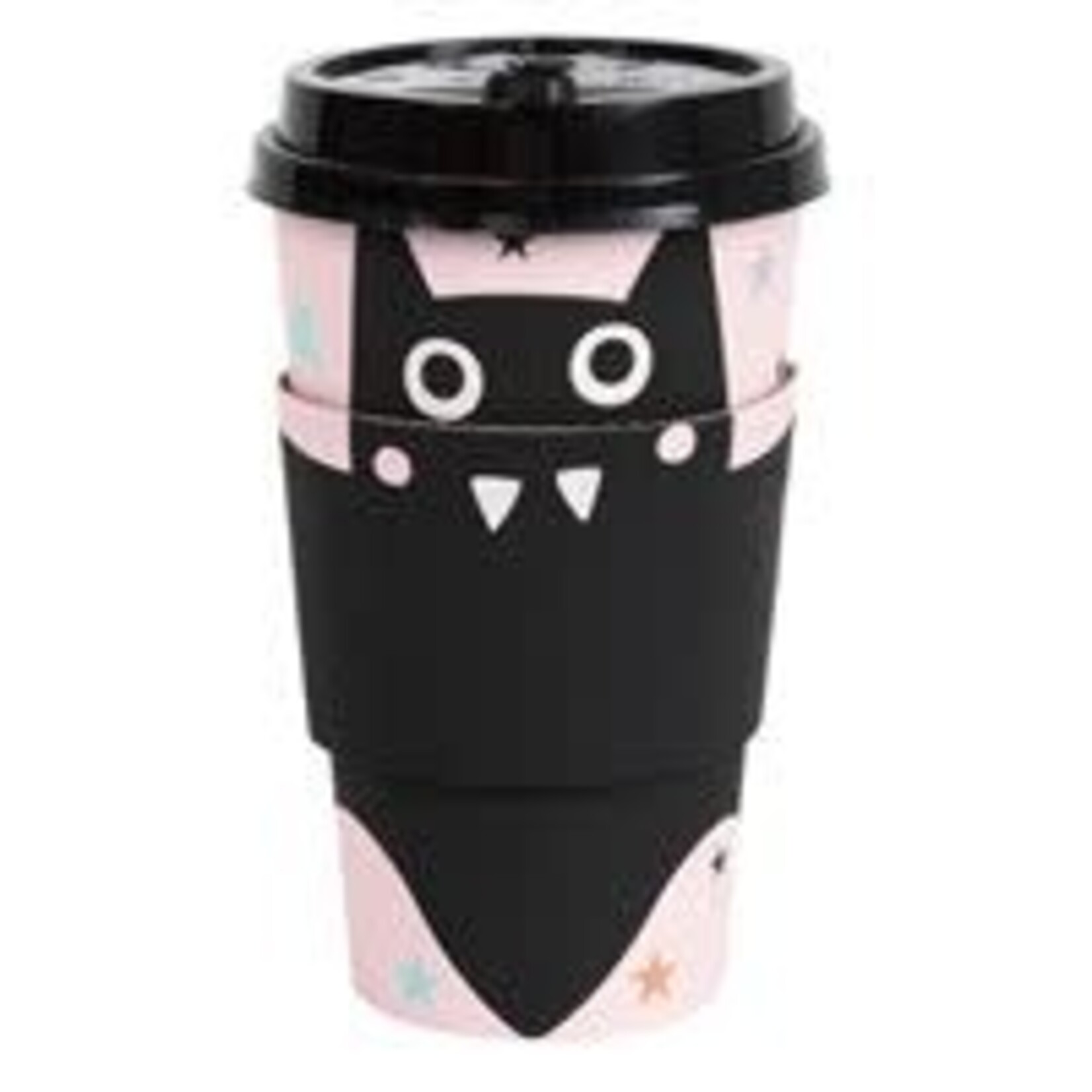 unique 16oz. Pastel Hauntings Black Bat Coffee Cups - 8ct.