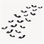 unique Flying Black Bat Hanging Decorations - 24ct.