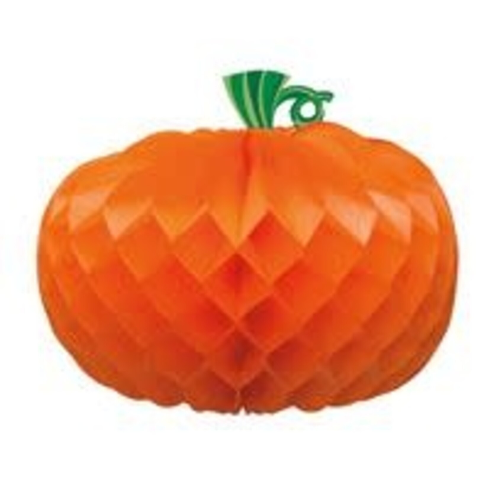 unique 11" Pumpkin Honeycomb Centerpiece - 1ct.