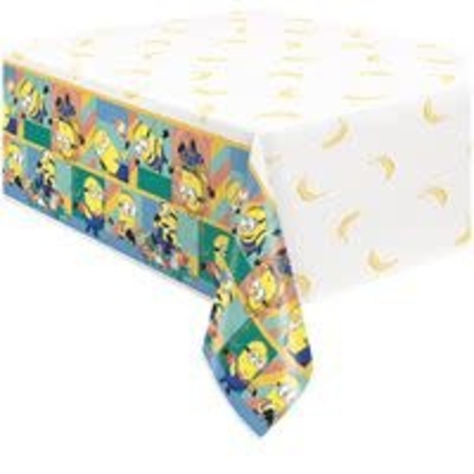 unique Minions Despicable Me 4 Plastic Tablecover - 1ct. (54" x 84")