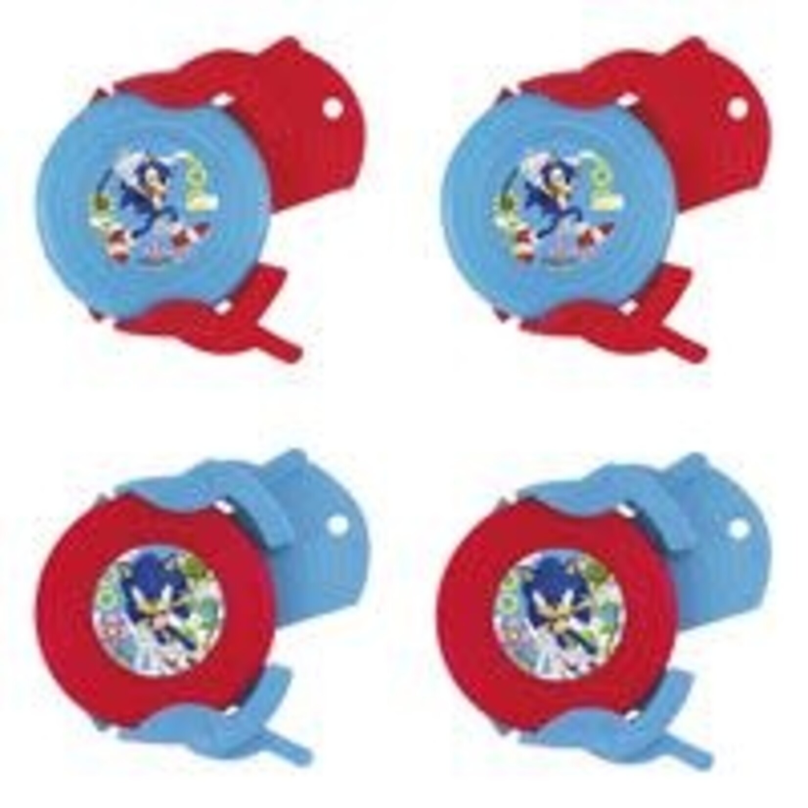 unique Sonic The Hedgehog Mini Disc Shooters - 4ct.