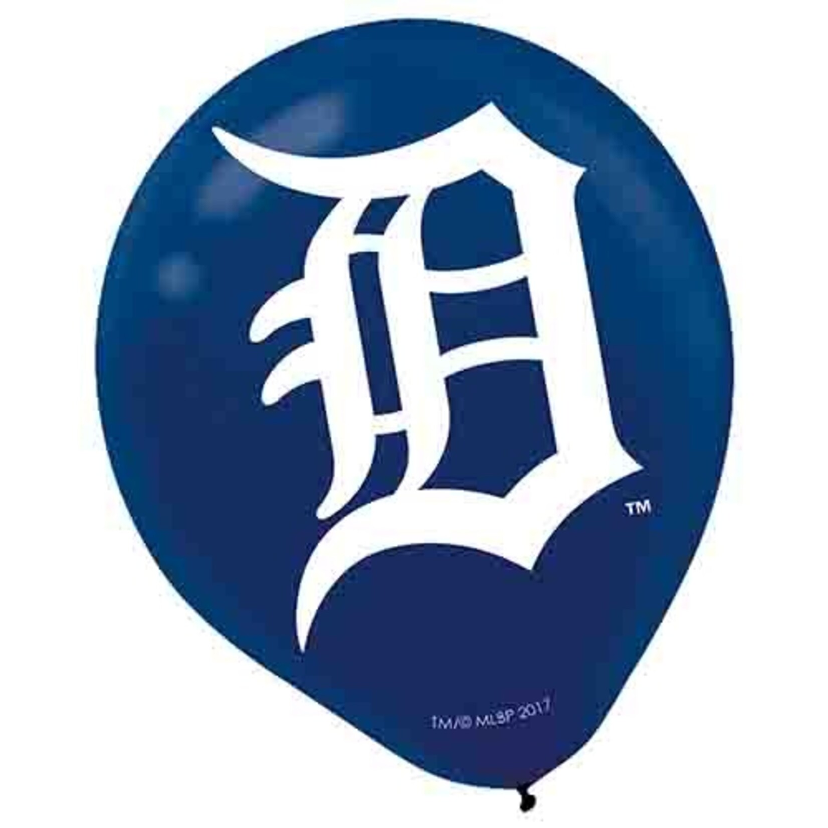 Amscan 12" Detroit Tigers Latex Balloons - 6ct. (Helium Not Included)