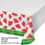 Creative Converting Watermelon Wow Paper Tablecover - 1ct. (54" x 102")