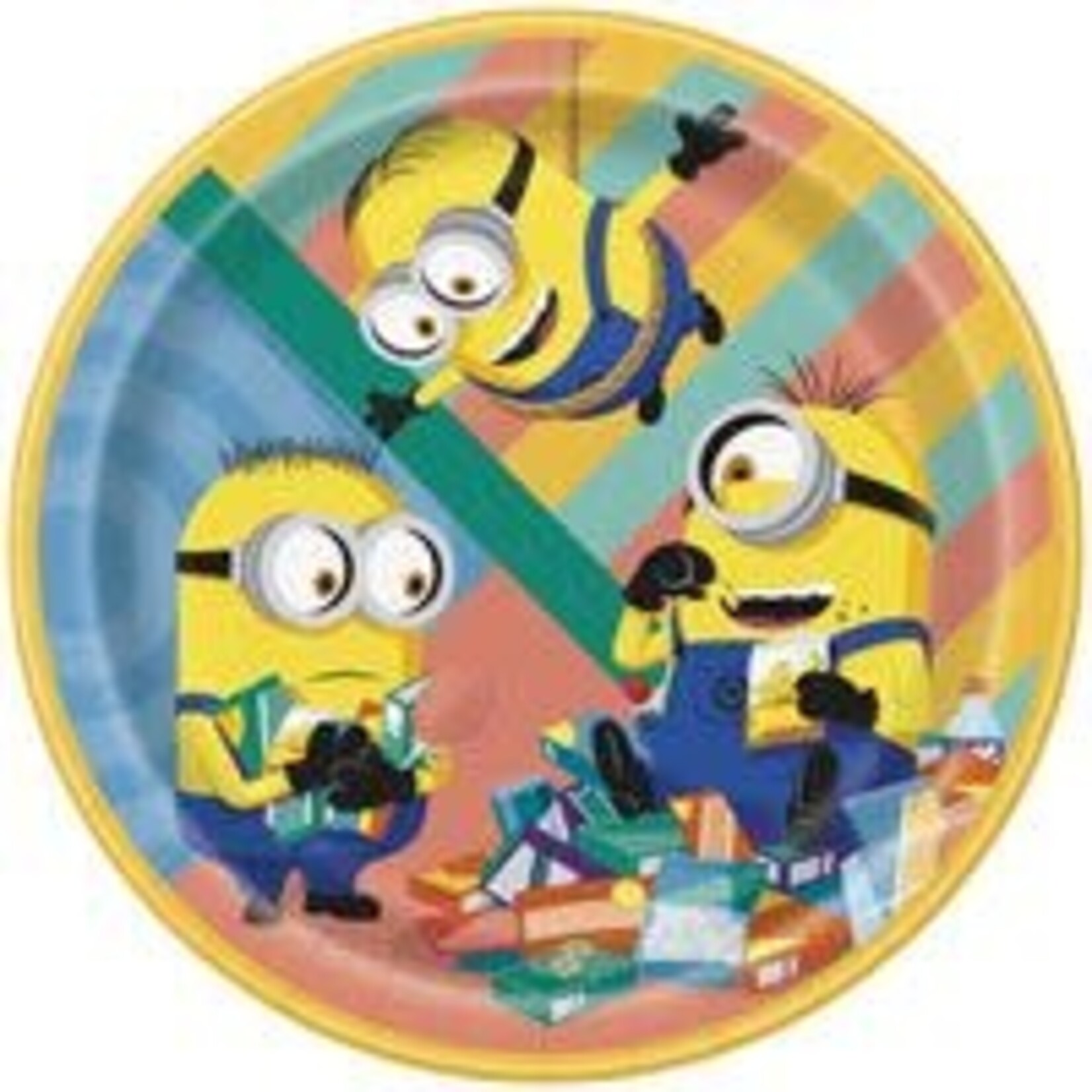 unique 9" Minions Despicable Me 4 Plates - 8ct.