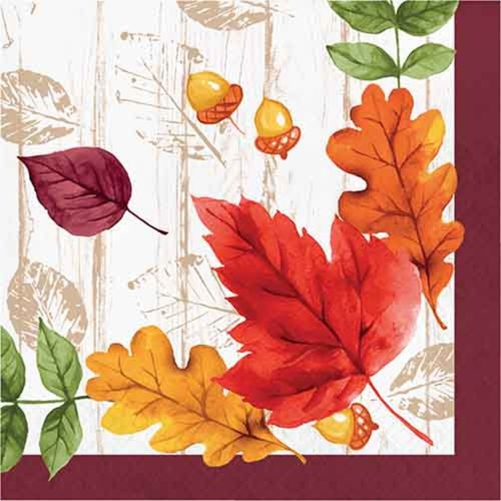 Creative Converting Lush Leaves Lunch Napkins - 16ct.