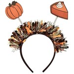 Amscan Pumpkin Pie Head Bopper w/ Fringe - 1ct.