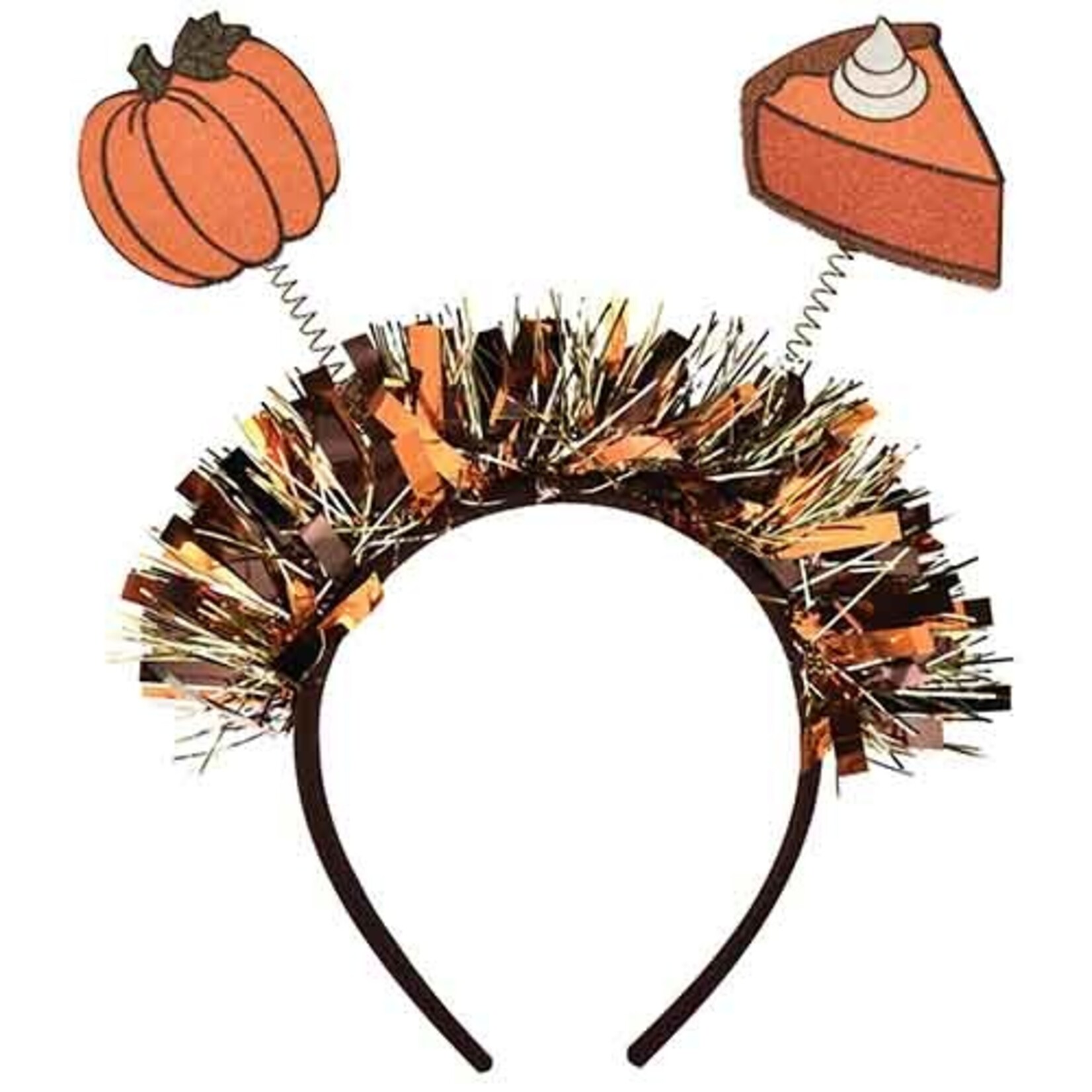Amscan Pumpkin Pie Head Bopper w/ Fringe - 1ct.