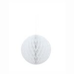 unique 8" White Honeycomb Hanging Ball - 1ct.