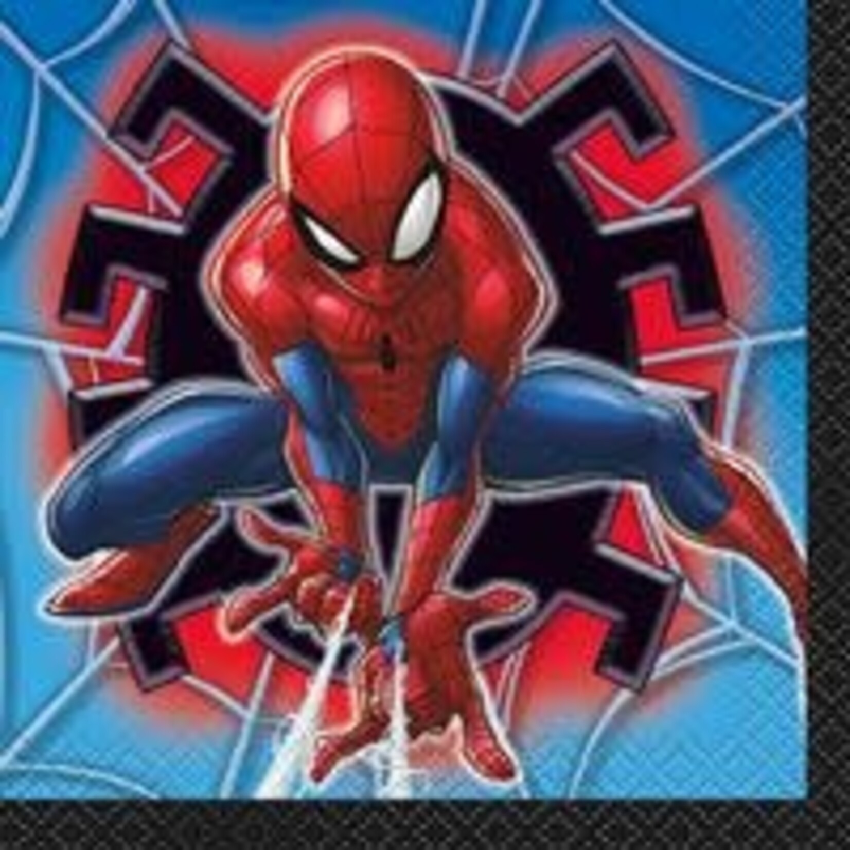unique Spiderman Beverage Napkins - 16ct.
