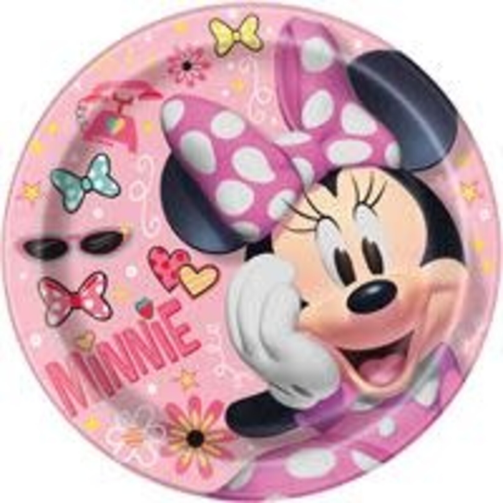 unique 9" Minnie Mouse Dinner Plates - 8ct.