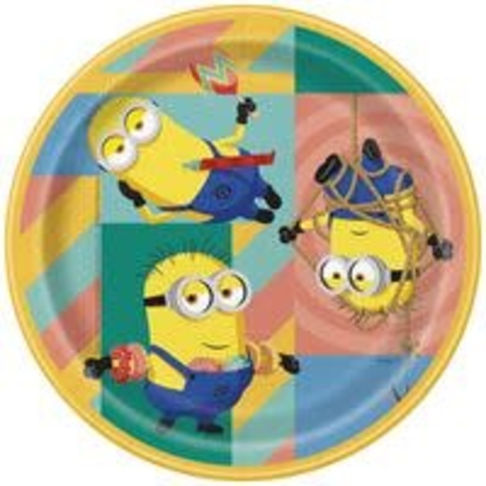 unique 7" Minions Despicable Me Plates - 8ct.