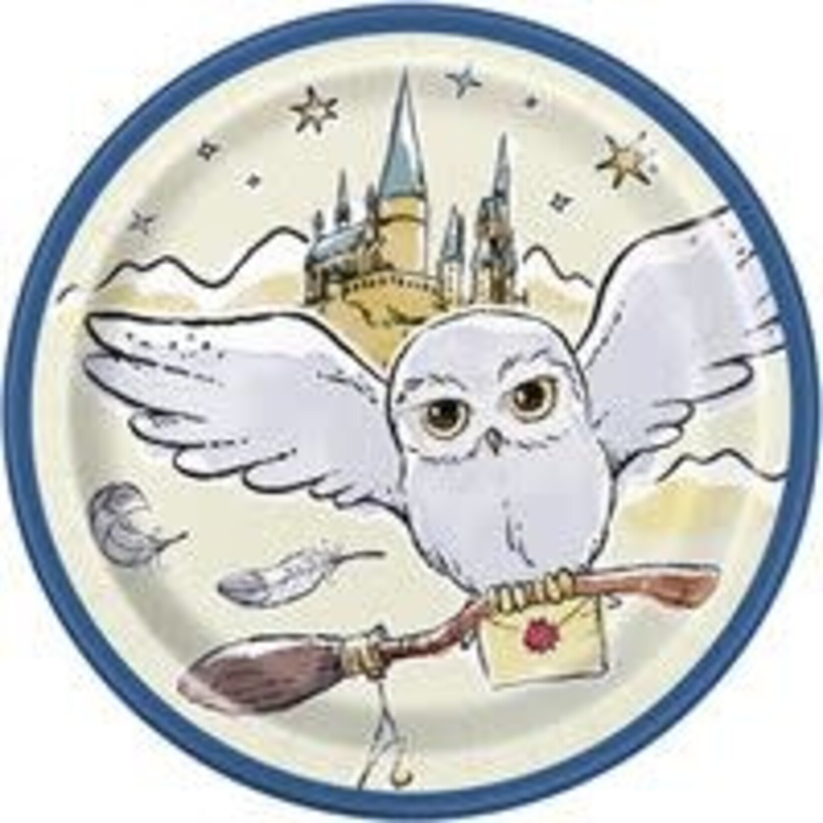 unique 7" Harry Potter Plates - 8ct.