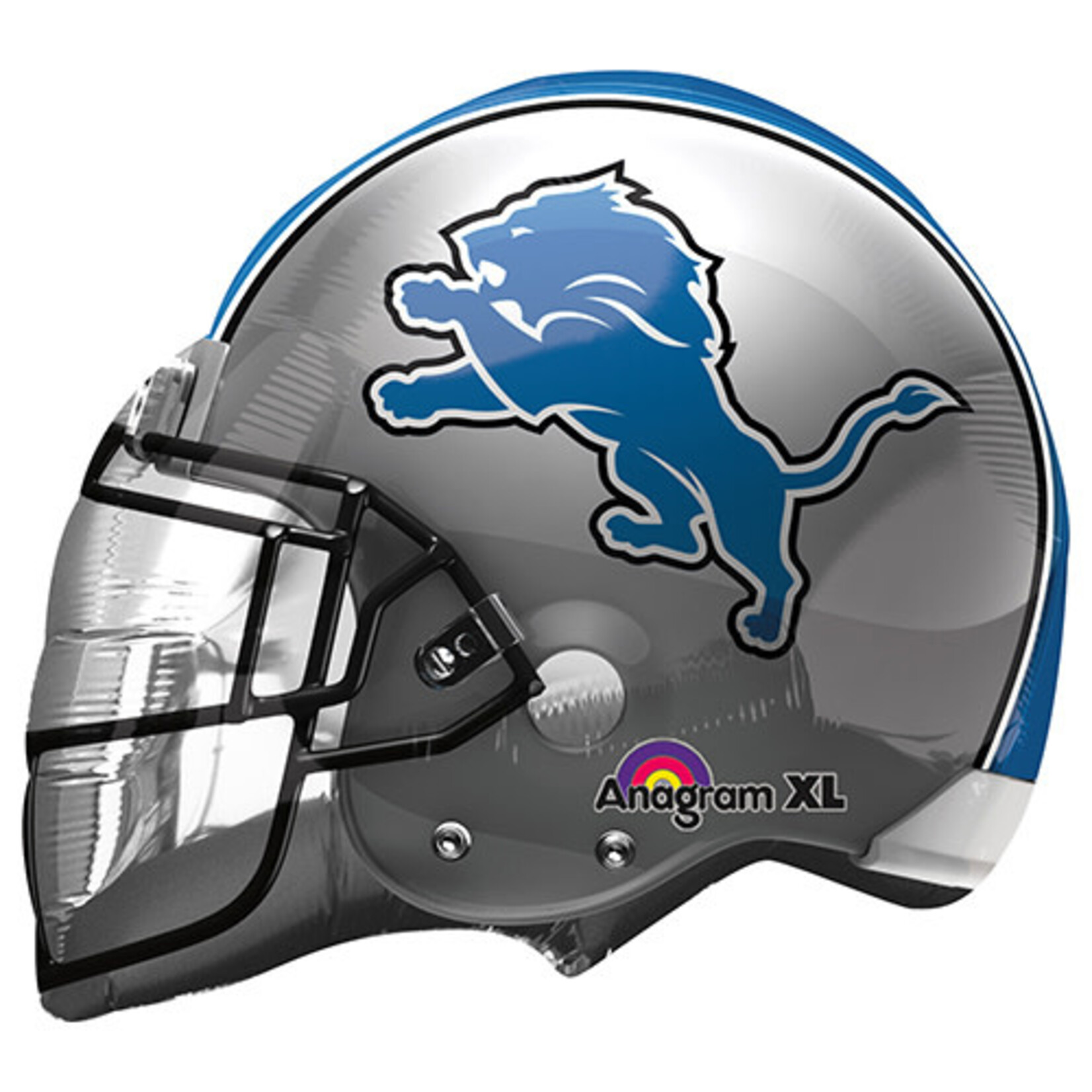 Anagram 21" Detroit Lions Helmet Mylar Balloon - 1ct. (Includes Helium)