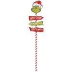 Amscan 42" Grinch Directional Metal Yard Stake - 1ct.