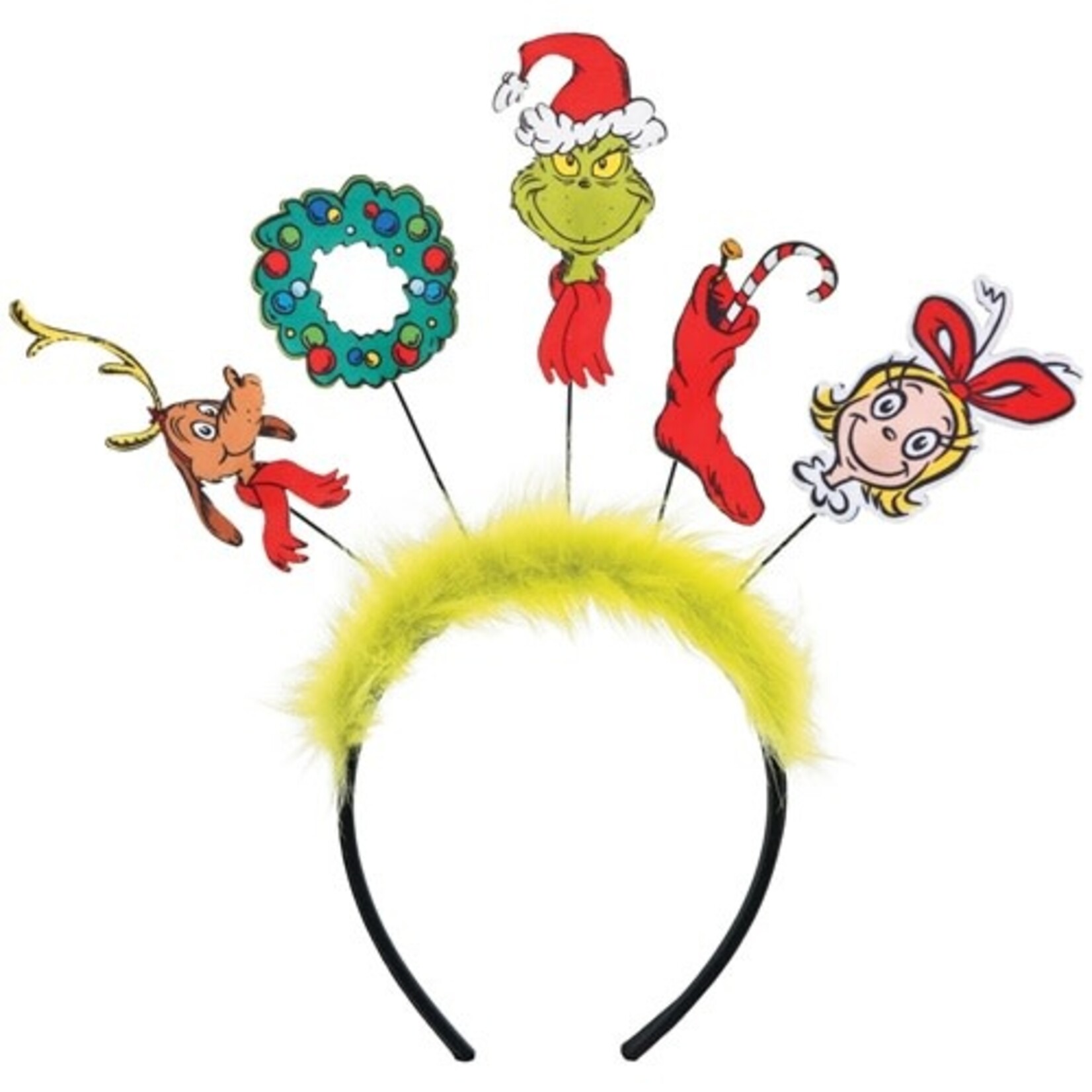 Amscan Traditional Grinch Multi-Icon Headband - 1ct.