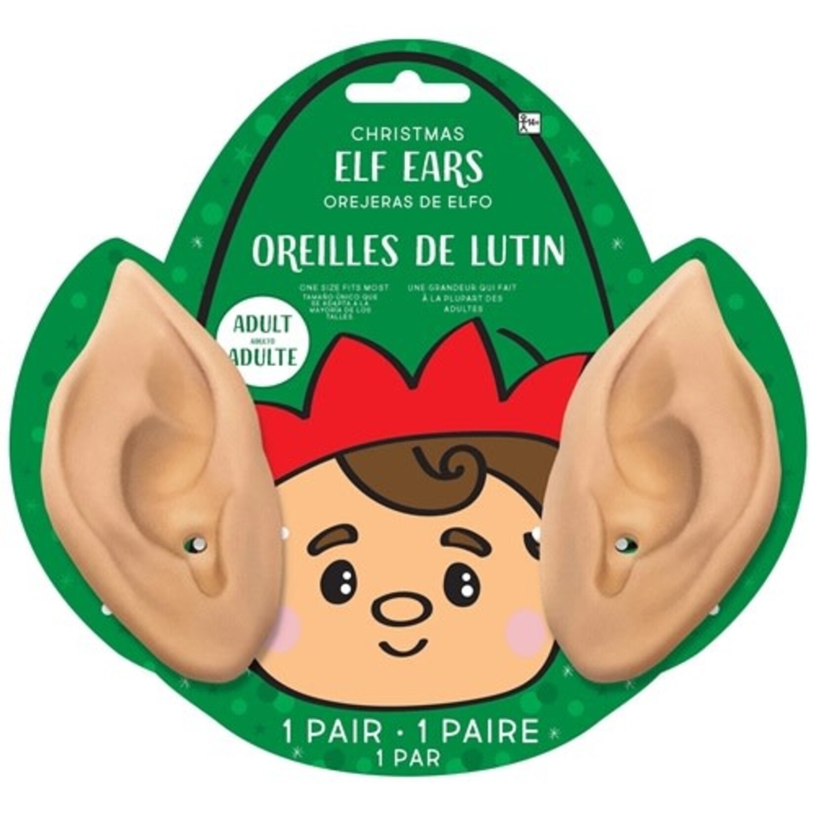 Amscan Christmas Elf Ears - 1 Pair