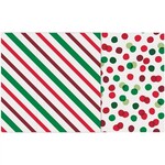Amscan Christmas Printed Tissue Paper - 8ct. (2 Styles) (20" x 20")