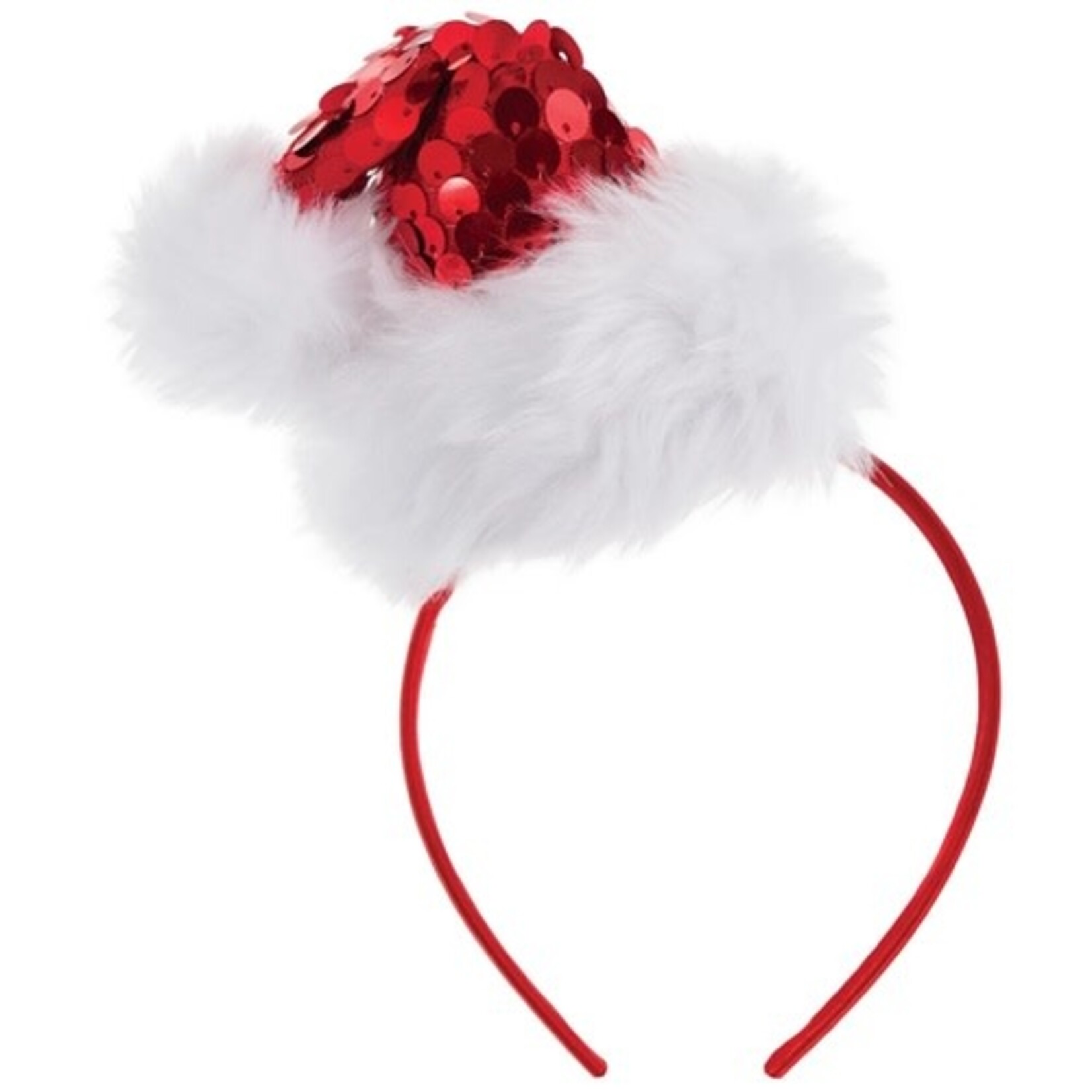 Amscan Sequined Santa Hat Headband - 1ct.