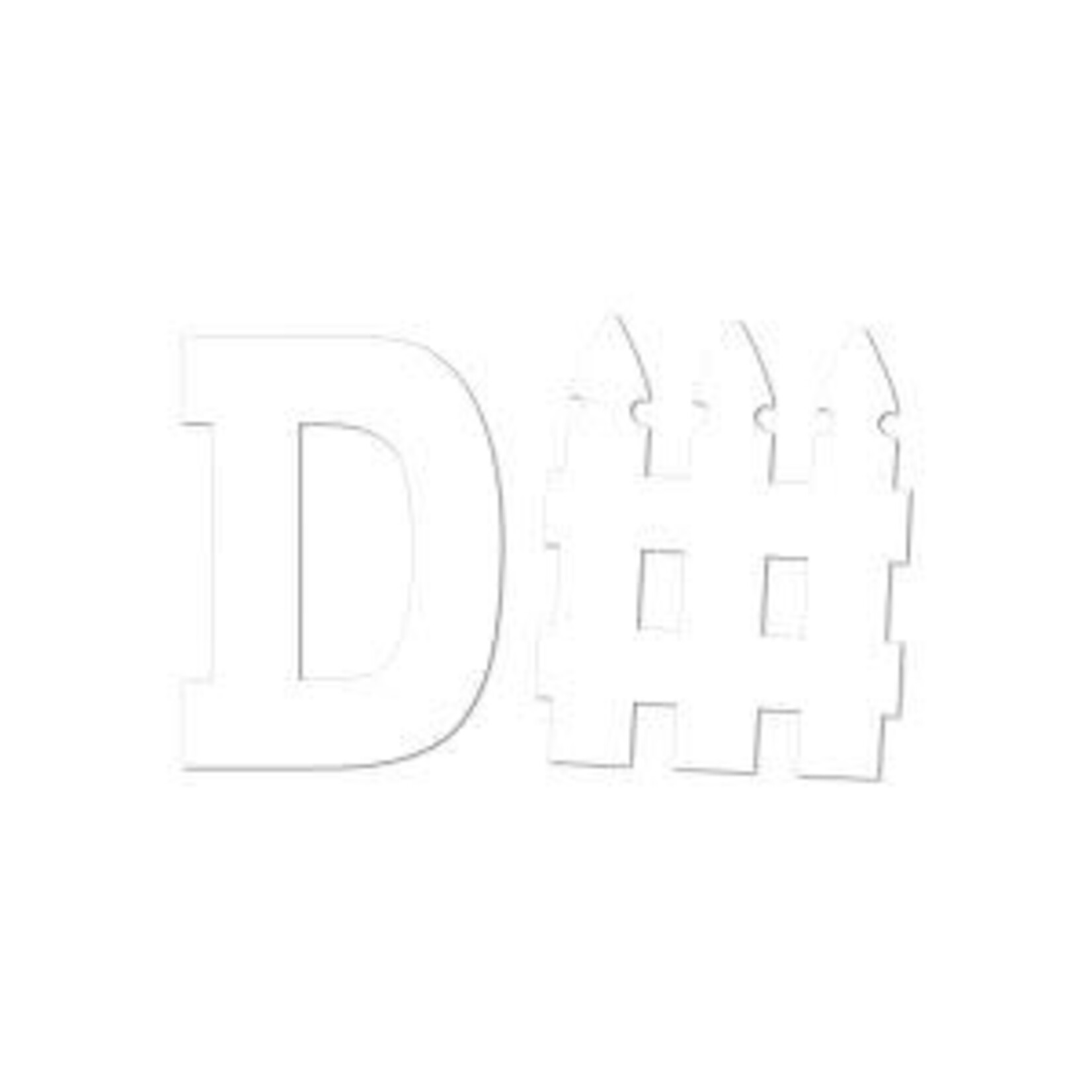 Beistle D-Fence Football Cutout Set - 2ct.