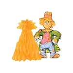 Beistle 11" Scarecrow w/ Cornshock Centerpiece - 1ct.