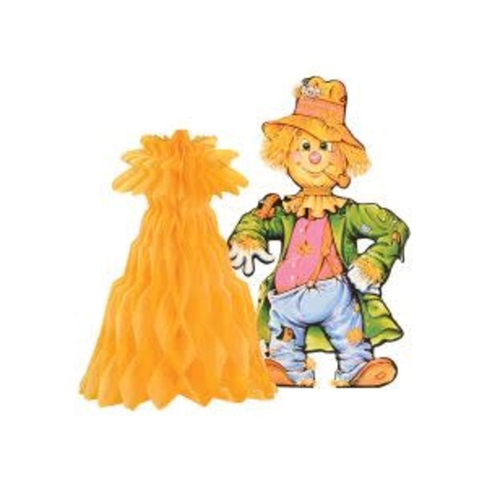 Beistle 11" Scarecrow w/ Cornshock Centerpiece - 1ct.