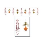 Beistle 10' Fall Leaf Shimmer Garland - 1ct.
