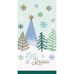 Creative Converting Winter Wonderland Guest Towels -  16ct.