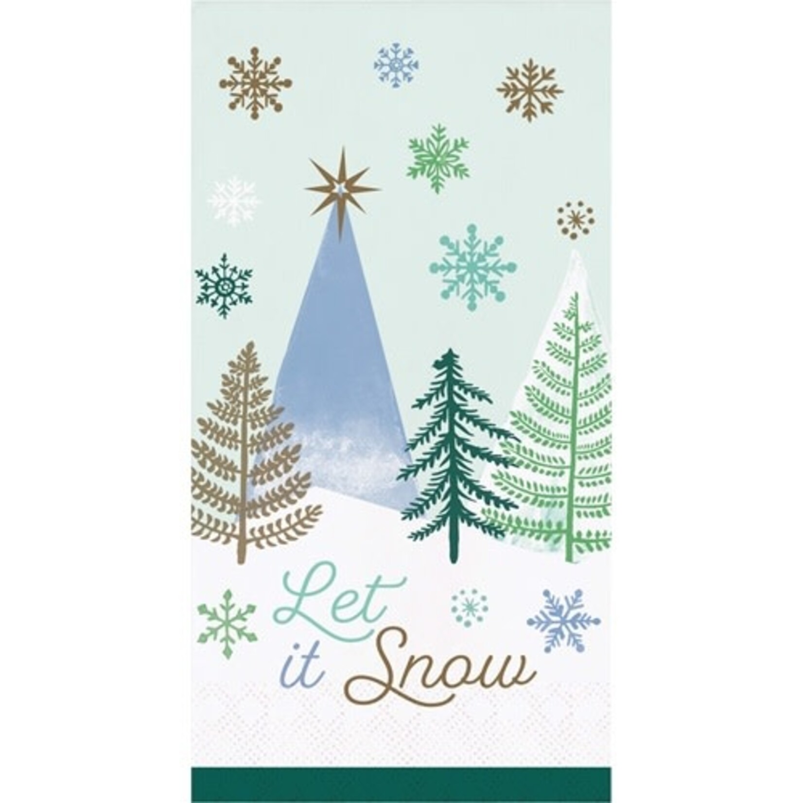 Creative Converting Winter Wonderland Guest Towels -  16ct.