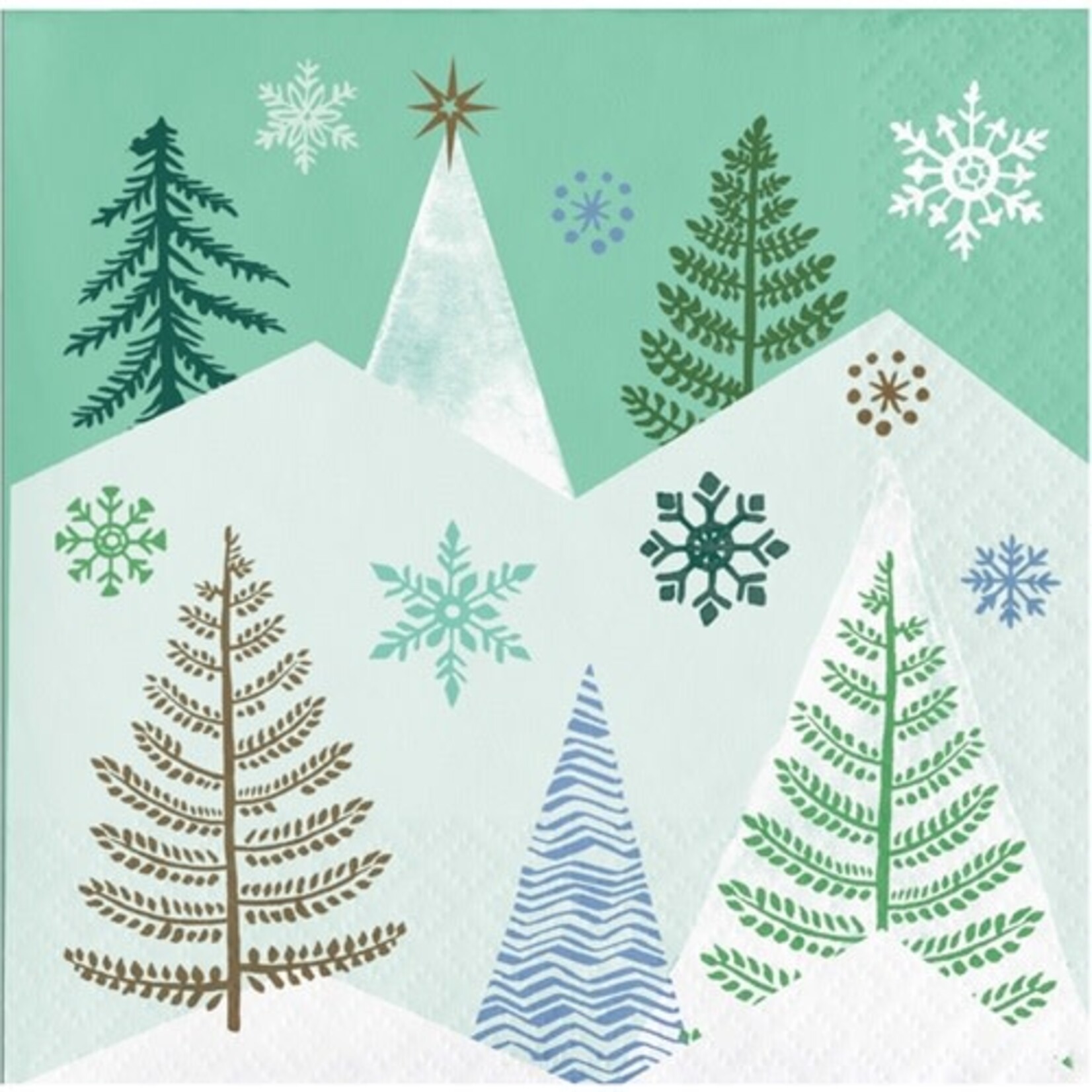 Creative Converting Winter Wonderland Beverage Napkins - 16ct.