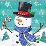 Creative Converting Snow Friends and Flakes Beverage Napkins - 16ct.