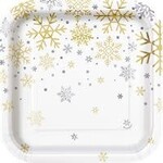 Silver & Gold Snowflakes