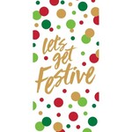 Creative Converting Lets Get Festive Christmas Swankie Tissues - 10ct.