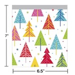 Creative Converting Colorful Trees Zipper Treat Bag - 10ct
