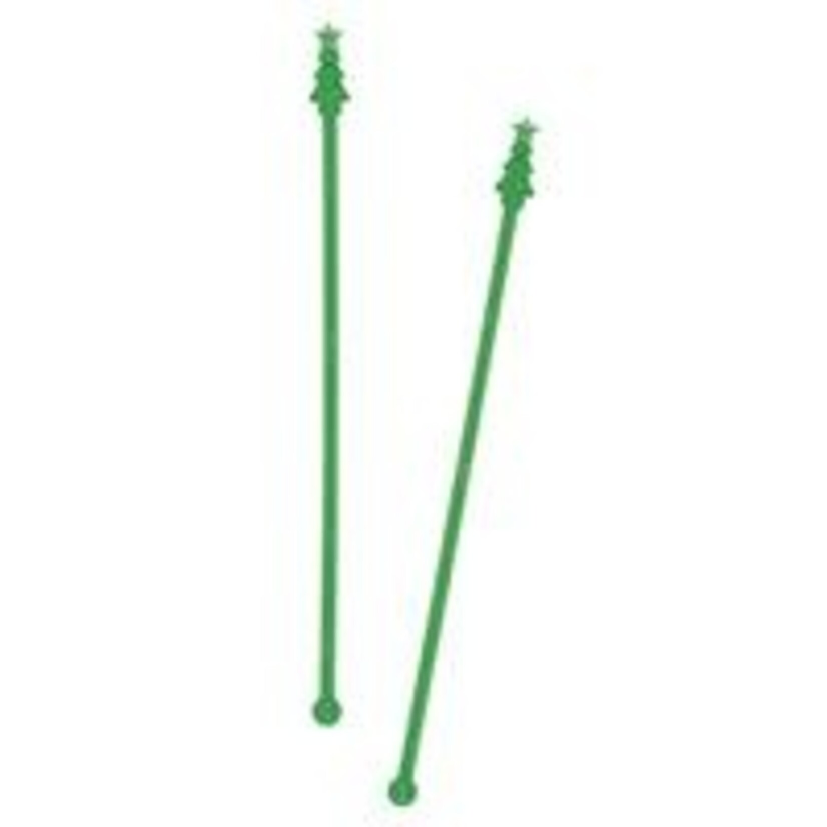 unique Christmas Tree Drink Stirrers - 8ct.