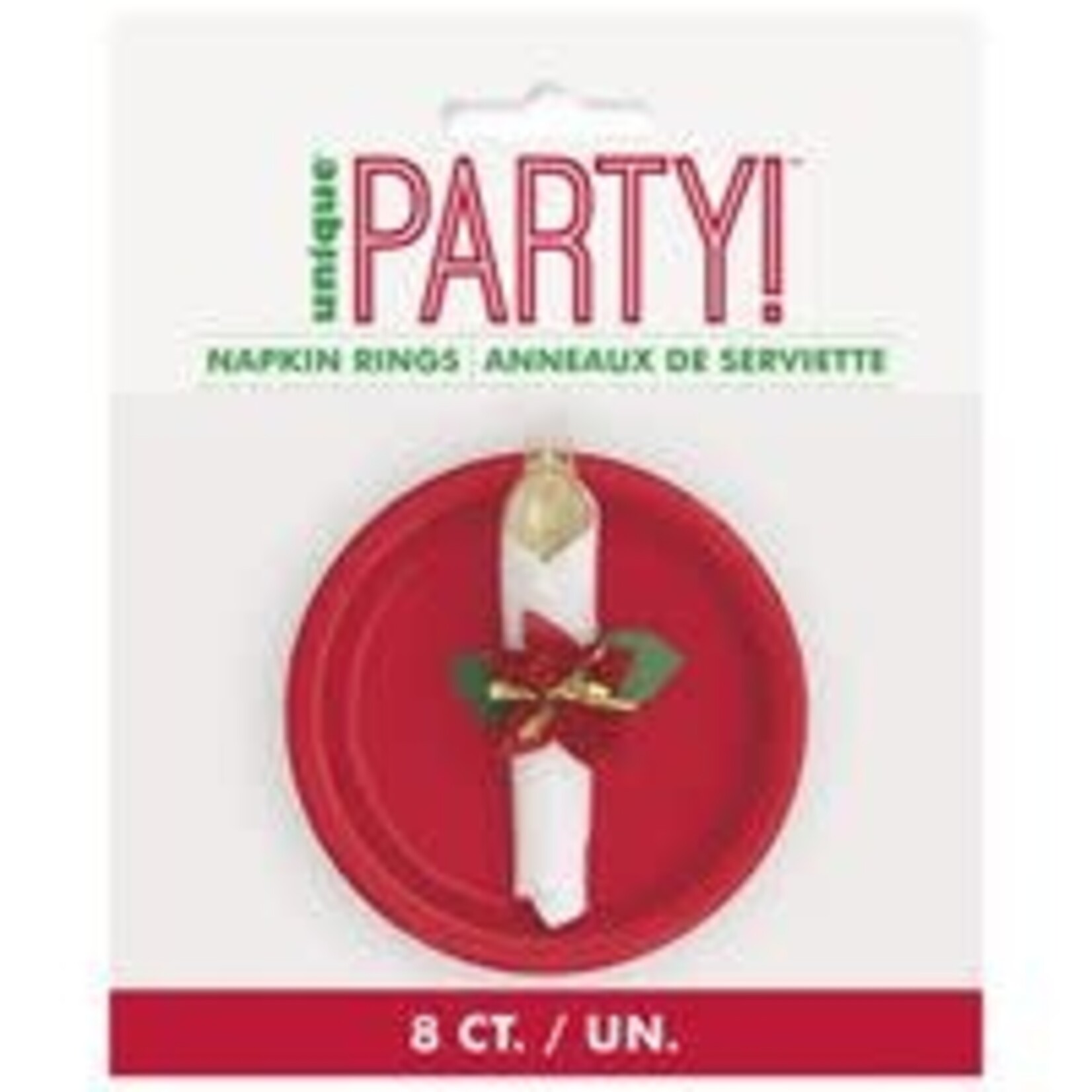 unique Poinsettia Flower Napkin Holder - 8ct.